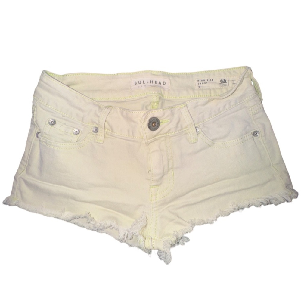 Pale yellow shorts